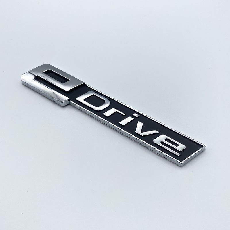 ABS 3D Боковой значок на крыло автомобиля Задний значок на багажник SDrive XDrive EDrive Хромированный Черный Логотип Для 3 4 5 6 7 8 Серии X3 X4 X5 X6 X7
