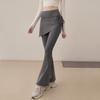 Spring 2025 Fashion Yoga Skirt Pants: Flared Fitness Trousers for Running & Sports