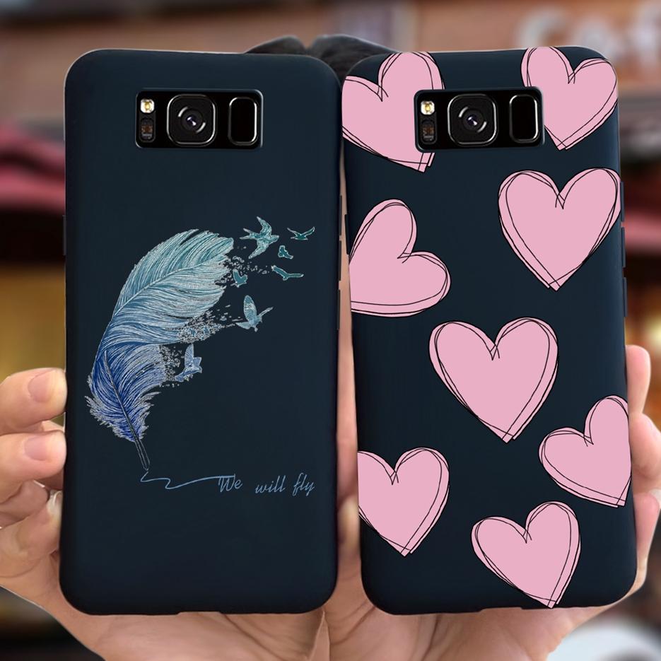 Чехол для Samsung Galaxy S8 Чехол Galaxy S8+ Стильный Подсолнух Красивые Девушки Чехол Для Samsung S8 Plus GalaxyS8 S8+ Мягкие Сумки Чехол