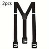 2Pcs Men'S Invisible Shoulder Straps, Outdoor Shoulder Straps, Underwear Belt, Garter Belt  Suspenders Men  Suspenders For Women