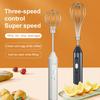 Electric Handheld Egg Whisk Mixer 3-Speed Control Rechargeable Cordless Hand Mixer Portable