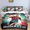 Модный Звезда Футбола R-Роналду Печать Комплект Постельного Белья Пододеяльник Одеяло Кровать Молодежь Дети Девочка Мальчики Роскошный Подарок на День Рождения
