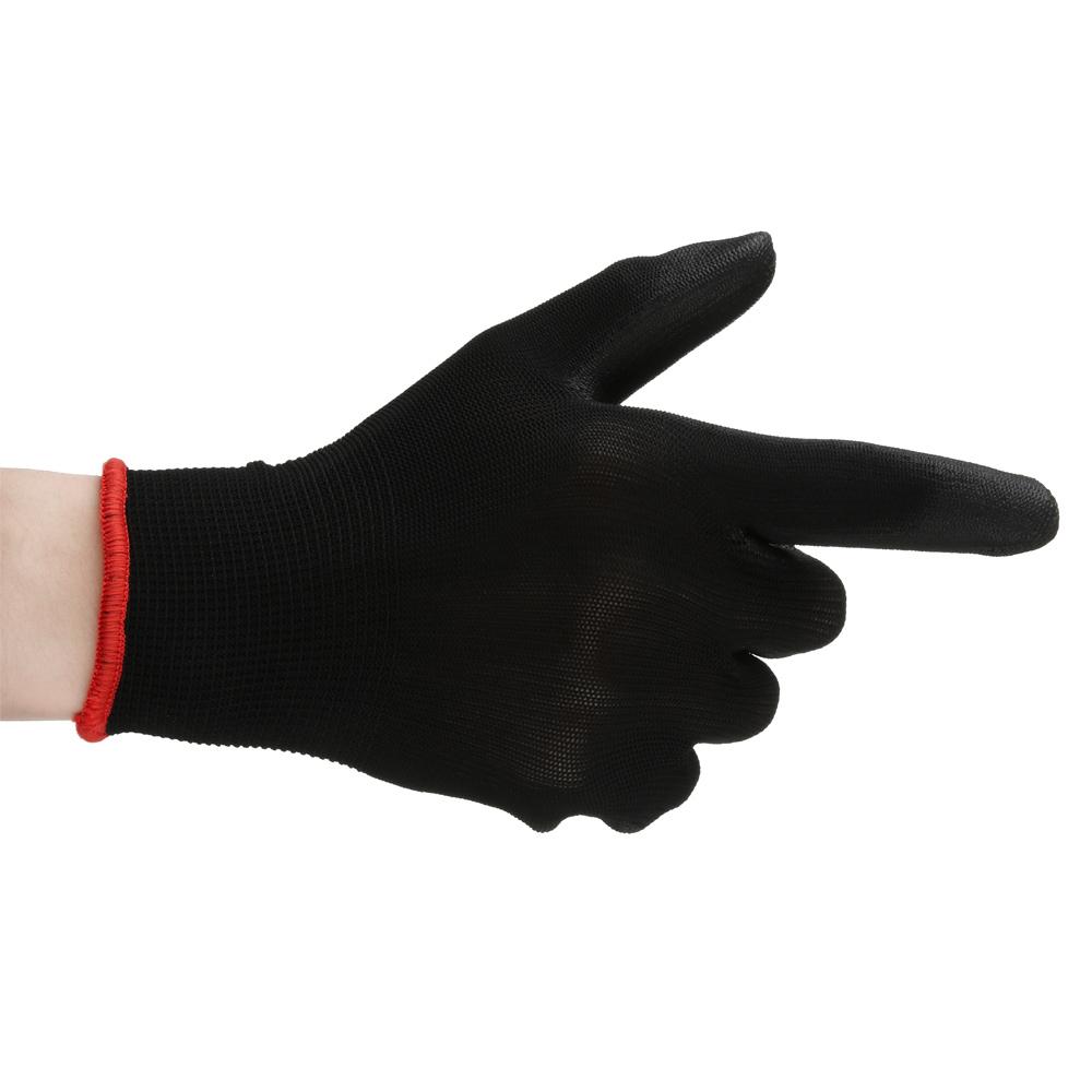 1/6 Pairs Anti-static Nylon PU Work Gloves Polyurethane Coated Labor Protection