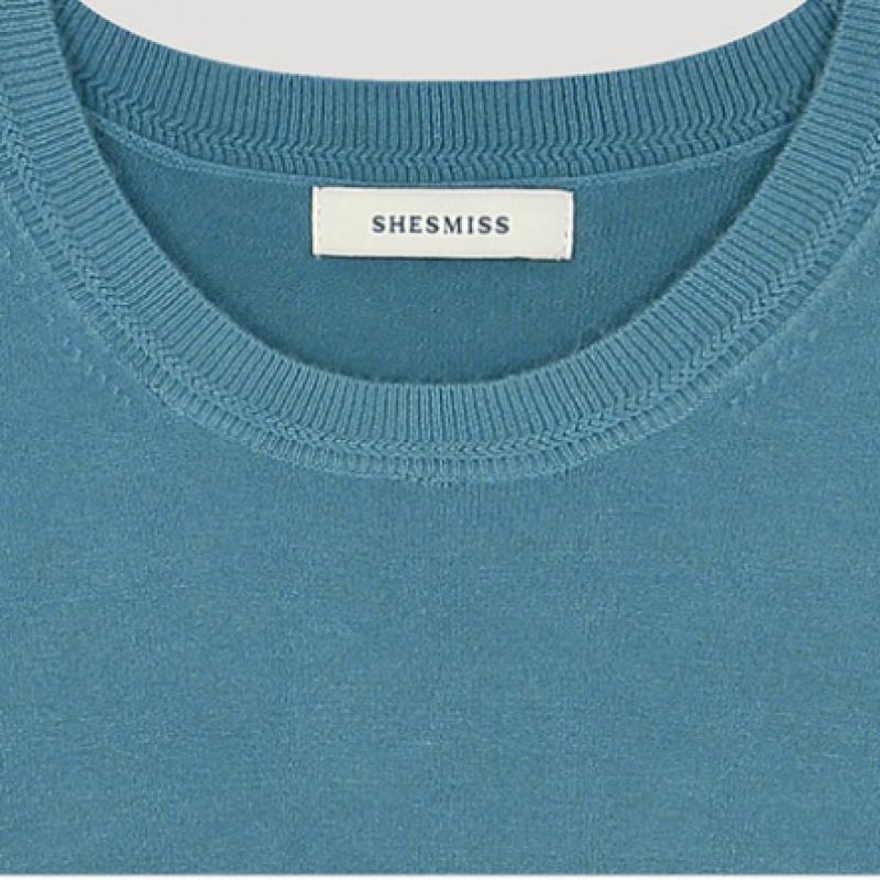 She S miss Круглый вырез, половина рукава, трикотаж SSkpoo32570 Bl