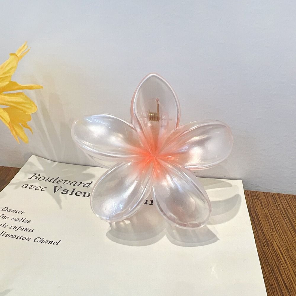 Plumeria Flower Shape Hairpins Bohemian Styling Hair Clip Colorful Hair Claw  Girls