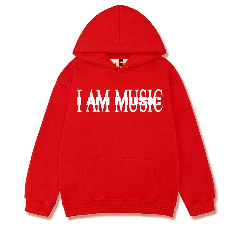 Худи с принтом альбома Playboi Carti I Am Music Y2K Мем Opium Ken Carson Destroy Lonely С капюшоном Мужская Женская Мода Винтажный Свитшот