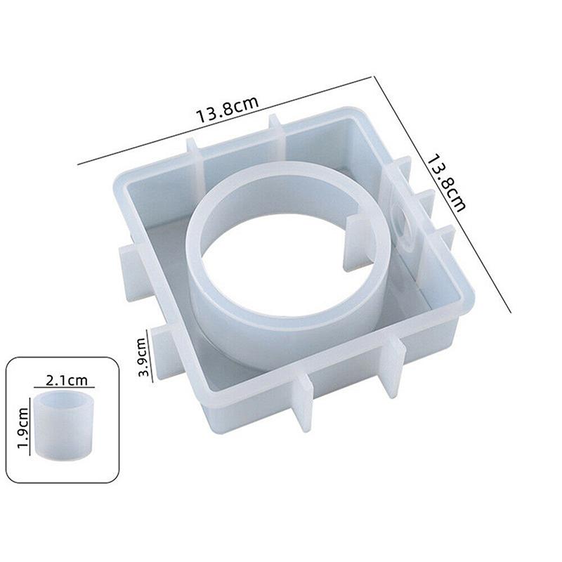 WCIC новая кристальная форма для рукоделия из эпоксидной смолы, украшение дома, силиконовая форма, ручной инструмент, современная ваза, гидропоника, ветка цветов