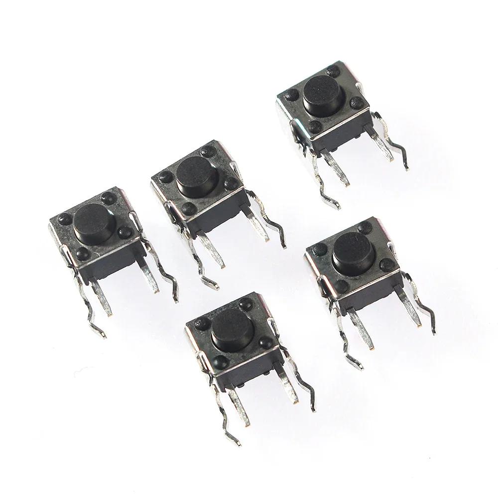 125PCS Micro Switch Kit - 25 Varieties of Push Buttons, Tactile Switches for DIY, Home, and Toys (DIP & SMD)