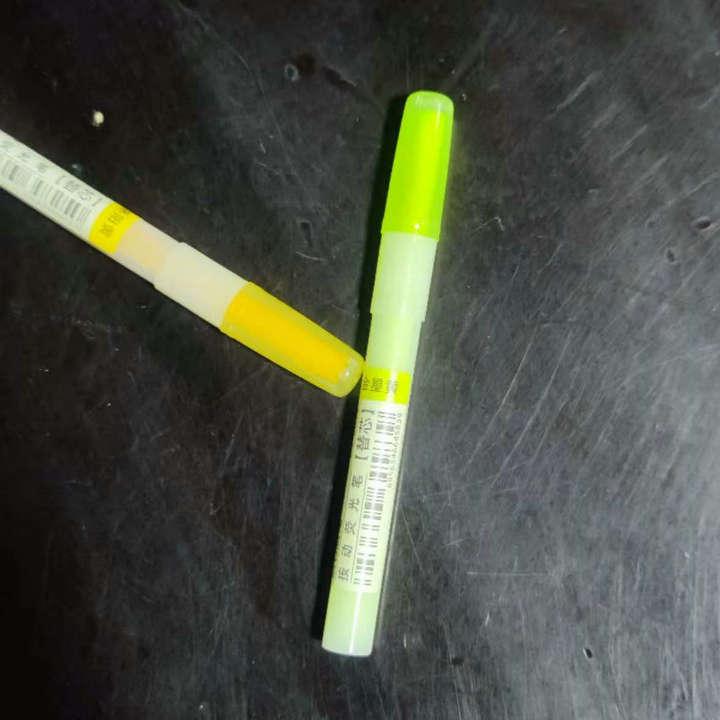 DianShi DS-8157 Colorful Clickable Fluorescent Pen - High Capacity for Students