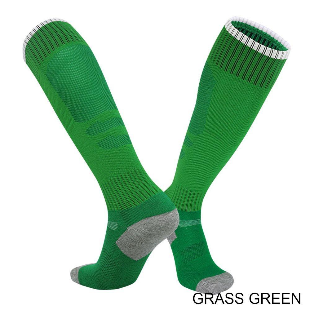 Мужские и женские длинные детские противоскользящие футбольные носки выше колена, футбольные носки, спортивные носки