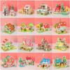 Assembly Building Blocks DIY House Model Puzzle 3D Puzzle Paper Card Jigsaw Toddlers