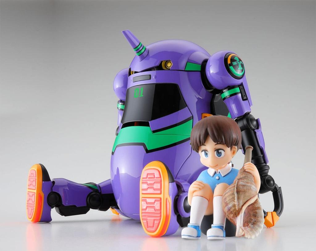 Hasegawa Mechatro Wego Eva Collaboration Series Shogoki Shinji Ikari Scale Plastic Model SP518 Vol.5 + 1/20 Color-Color ...
