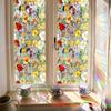1Roll Electrostatic 43*100cm Glass Stickers Window PVC Flower Pattern Home Decor