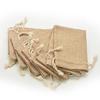 5Pcs Mini Rustic Burlap Bag Drawstring Wedding Party Favor Vintage Sack Pouch ARI