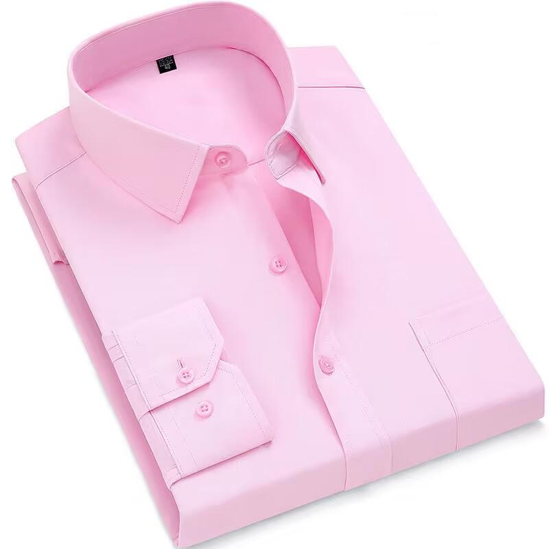 Мужские рубашки в полоску, клетку, клетчатые, Business Casual, классический крой, длинный рукав, бело-синие, хлопковые, для работы, социальные, KOACUS