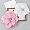 Multi Layer Soft Fabric Large Flower Brooch Stylish Breastpin for Dresses and Tops Floral Shaped Corsage Party Accessory