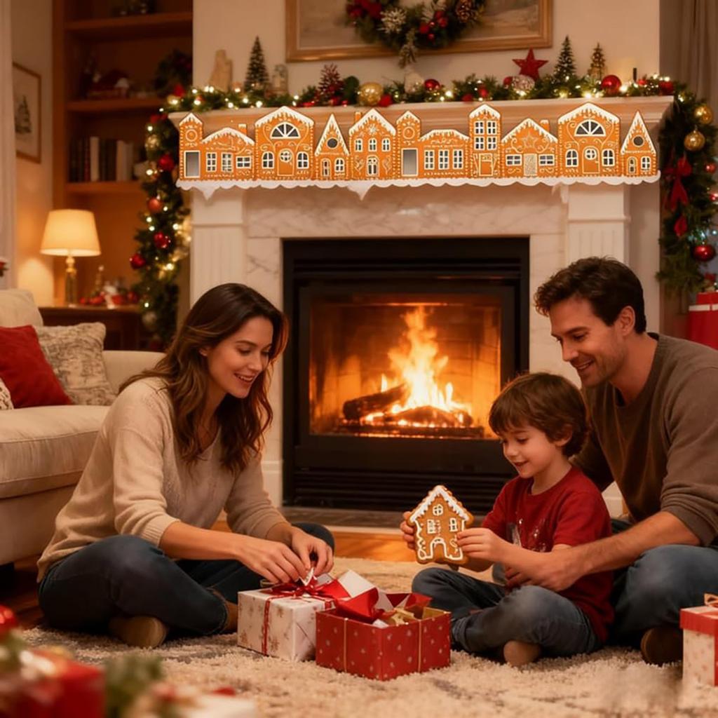 Christmas Gingerbread House Cardboard Kit