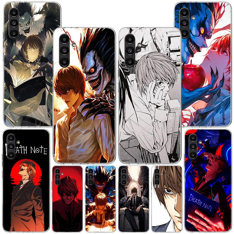 N-Note D-Death Yagami Light Phone Case For Samsung Galaxy A17 A16 A15 A14 A13 A57 A56 A55 A54 A53 A37 A36 A35 A34 A33 A26 A25 A2