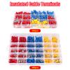 Rolled Terminals Assorted Kit Electrical Wire Crimp 280/480PCS Spade Butt Ring Lugs Fork Set Insulated Cable Connector