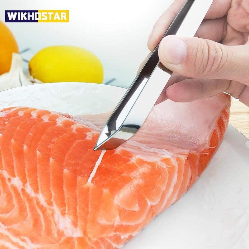 Пинцет из нержавеющей стали для рыбных костей, зажим для съемника, щипцы для удаления рыбных костей, зажим для выщипывания рыбных костей, кухонные гаджеты, инструменты
