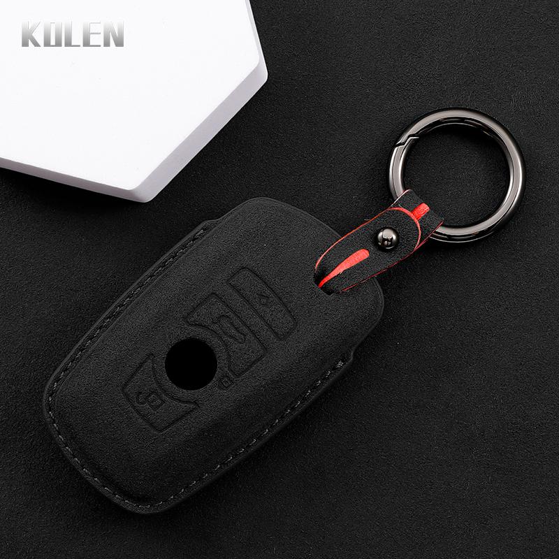 Leather Car Remote Key Case Cover Shell Fob For Bmw F20 F30 G20 F31 F34 F10 G30 F11 X3 F25 X4 I3 M3 M4 1 3 5 Series Accessories