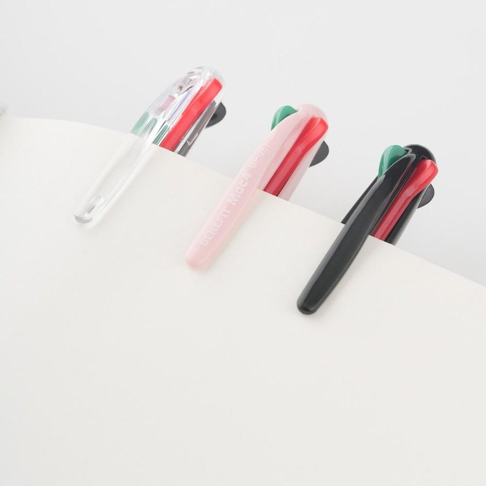 0.7mm Tip 4 Color Pen Press Using Writing Pen Multicolor Ballpoint Pen School Office