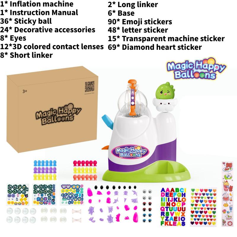 Трансграничная игрушка Bobo Sticky Play Сделай сам Прыгающий мяч с генератором пузырей для детей