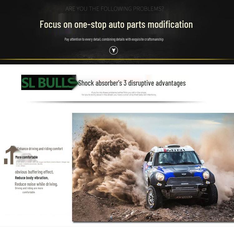 Foton Mars 7 Series Off-Road 2-Inch Lift Kit with Adjustable Shock Absorbers