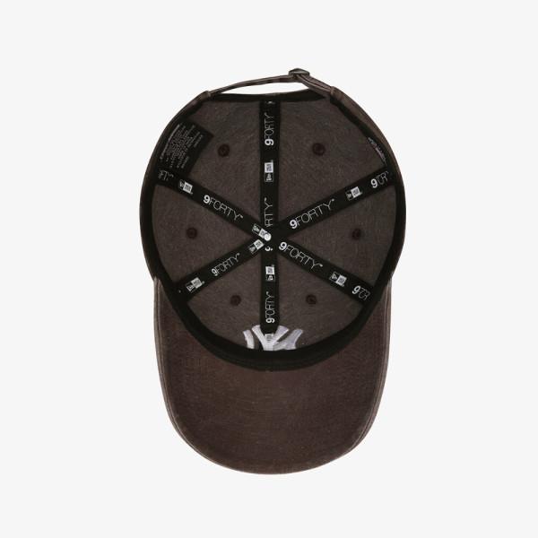 New Era Кепка New York Yankees Пигментная Безструктурная Коричневая