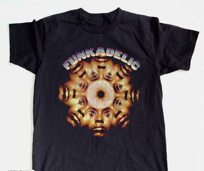 Дебютный альбом Funkadelic Футболка из плотного хлопка черного цвета Размер S-4XL