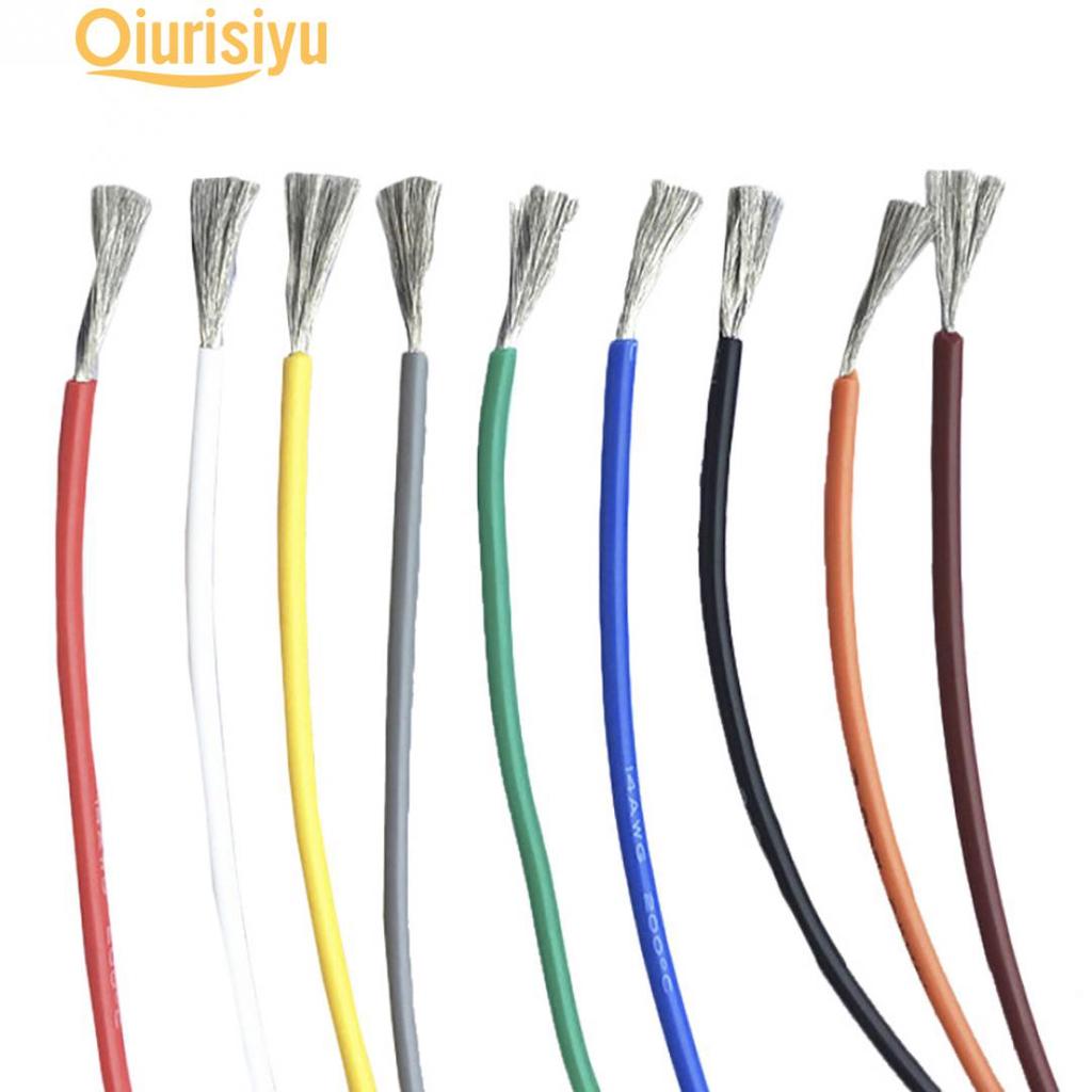 Гибкий силиконовый электропровод 30/28/26/24/22/20 AWG, 5м