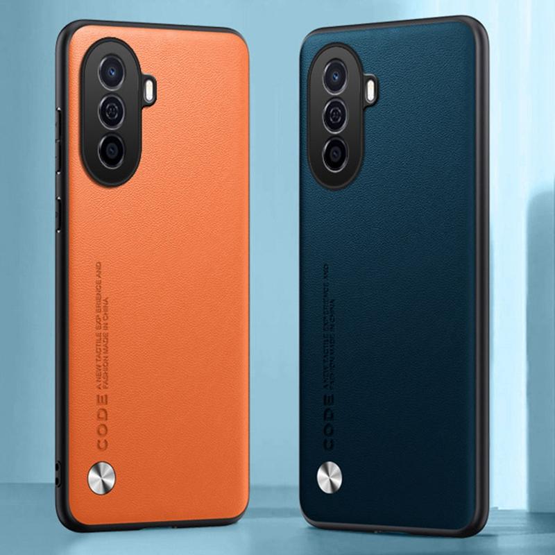 Роскошный чехол из искусственной кожи для Huawei Nova Y70 Plus Задняя крышка Силиконовый противоударный Чехол для телефона с полной защитой для Huawei Nova Y71