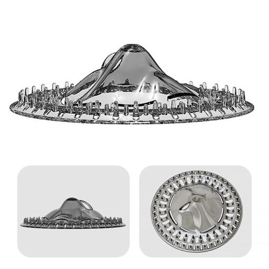 10 шт. Пластиковые заглушки для волос в сливном отверстии для пола, сетчатые крышки, простая установка, средство для домашнего обслуживания