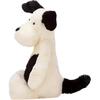 JELLYCAT Серия 'Застенчивые' Черно-белый Щенок Милая Кукла Плюшевая Кукла 18см/36см/51см/67см Высотой