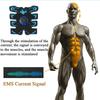 Умный EMS стимулятор мышц Электрический ABS тренажер для живота Рука Шея Наклейка-патч Массажер для тела Фитнес Похудение Формирование