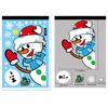 Christmas Decoration Window Stickers Cartoon Elk Santa Claus Snowman Xmas Mirror Stickers Merry Christma Sticker New Year