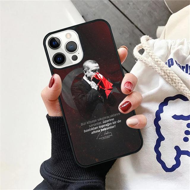 Чехол для телефона Президента Турции Реджепа Тайипа Эрдогана Для iPhone 17 Air 15 16e 14 13 12 Pro Max 11 Pro Max Plus