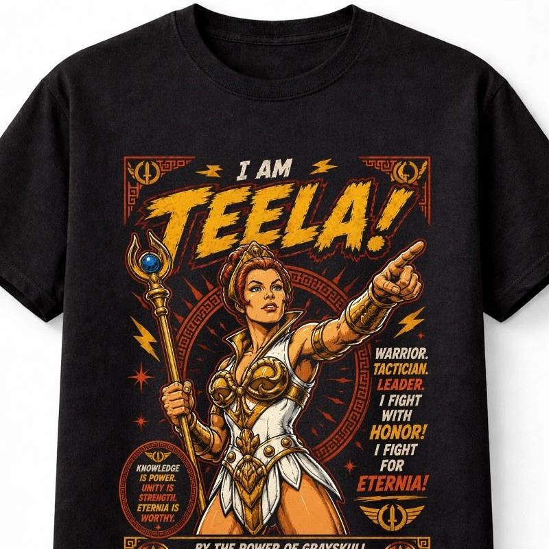 Teela Masters Of The Universe Retro Cartoon Unisex TShirt