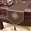 New Chinese Zen Embroidery Table Flag TV Cabinet Cover Cloth Tea Table Table Flag Shoe Cabinet Bed Tail Scarf Long Table Flag