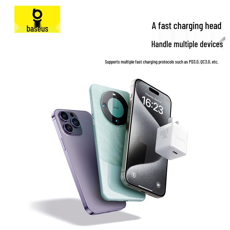 Baseus 20 Вт/30 Вт PD GaN Быстрое зарядное устройство для iPhone