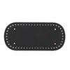 3PCS Oval Tote Bag Bottom Pads for Crochet DIY Handmade Leather Handbag Purse Base with Holes