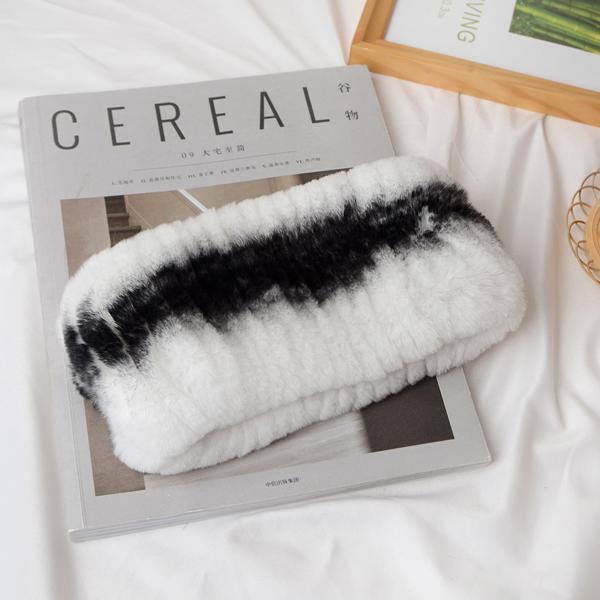 Ew зимний уличный женский шарф из натурального меха кролика рекса, шарфы из натурального густого меха, российские теплые повязки на голову из 100% натурального меха кролика рекса