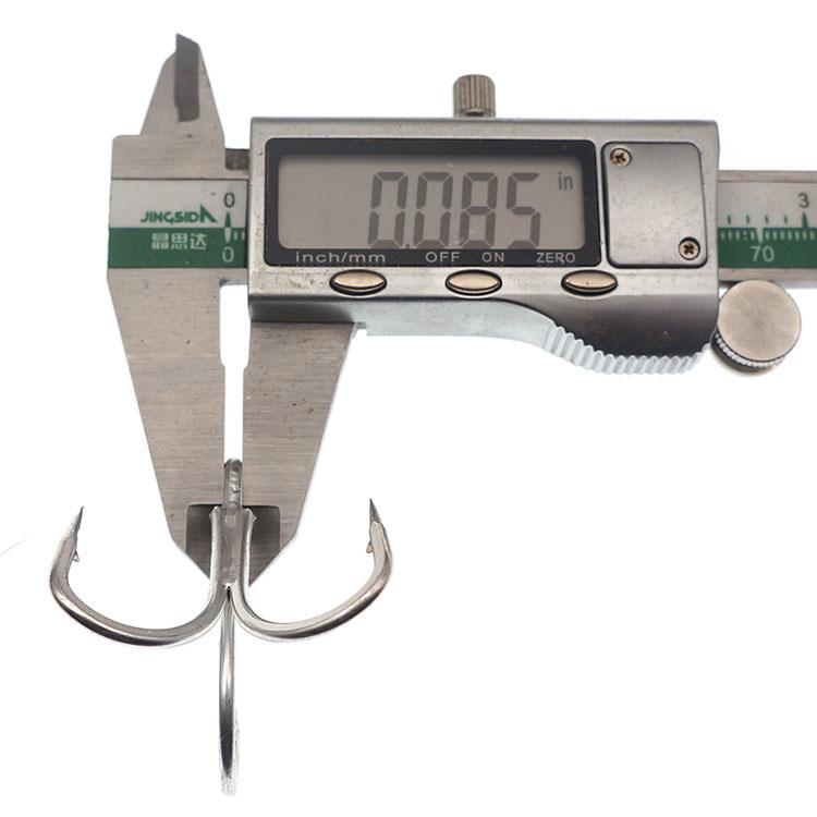 6018 3/0 5X Fishing Treble Hooks Fishing Tackle High Carbon Steel Rock Ocean Beach PICTURE Boat Origin Type Reservoir