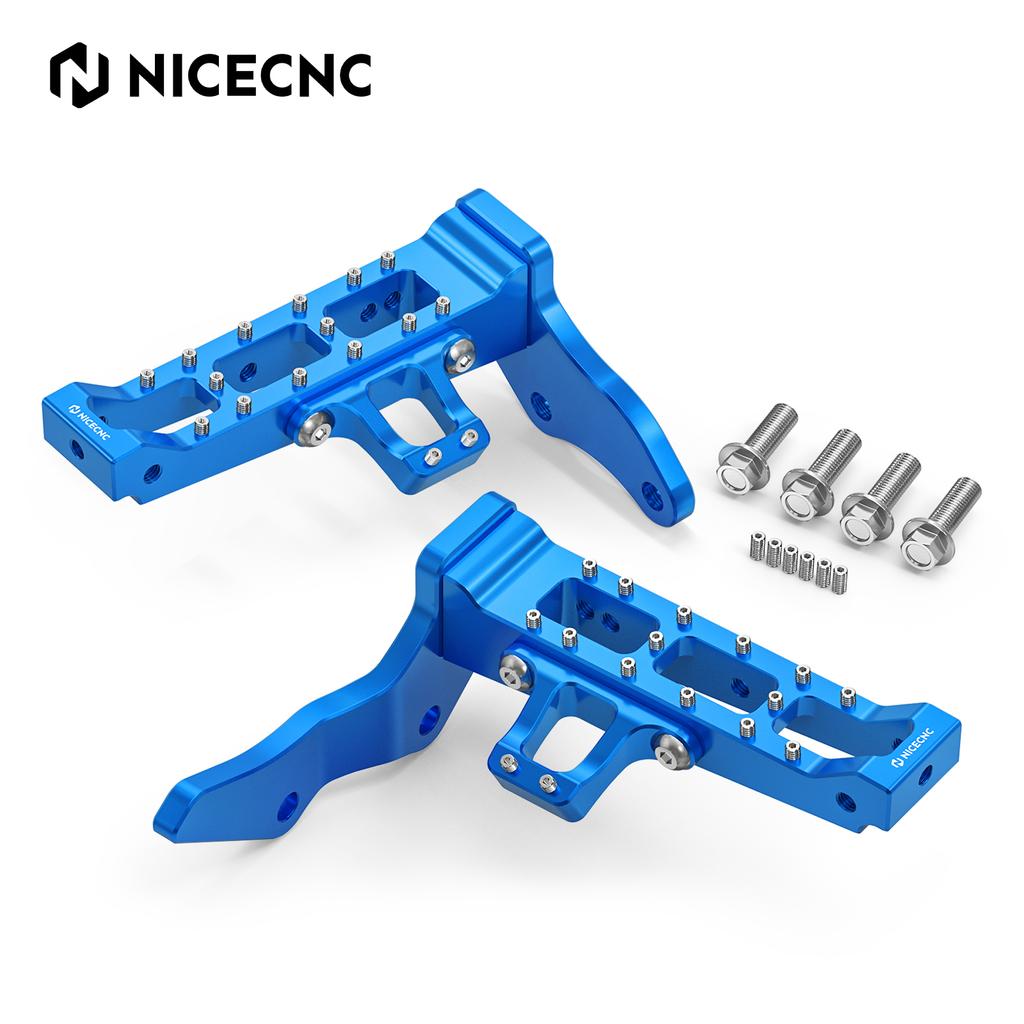 NICECNC Extended Wider Foot Pegs & kickstarter Starter Lever For Yamaha Banshee 350 1987-2006 Replaces 2GU-15620-01-00 Aluminum