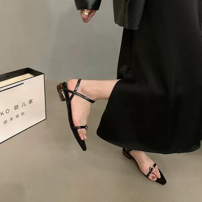 Сандалии Модные Мягкие Подошвы Каблук Сандалии