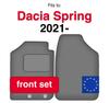 Front Car Mats For Dacia Spring Hatchback (2021-)