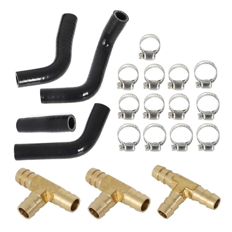 Upgrade Turbo Coolant Line Repair Hose Kit For BMW N63 X5 X6 50iX 550i 650i 750i