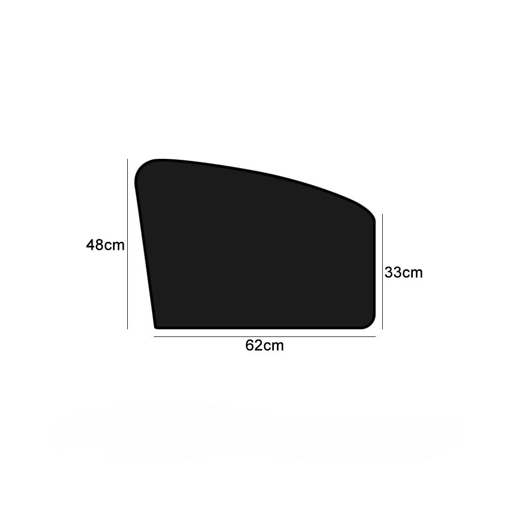 Magnetic Car Sunshade UV Protection Curtains Sun Shield Cover Double Sides Auto Window Sun shade Protector Cover  Accessories