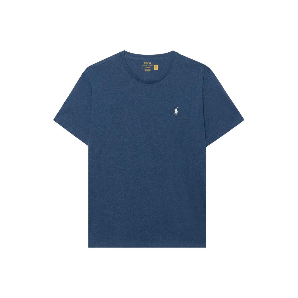 Мужская футболка с вышитым логотипом Polo Ralph Lauren, с круглым вырезом, коротким рукавом, Классическое издание, Верх 710938686-035