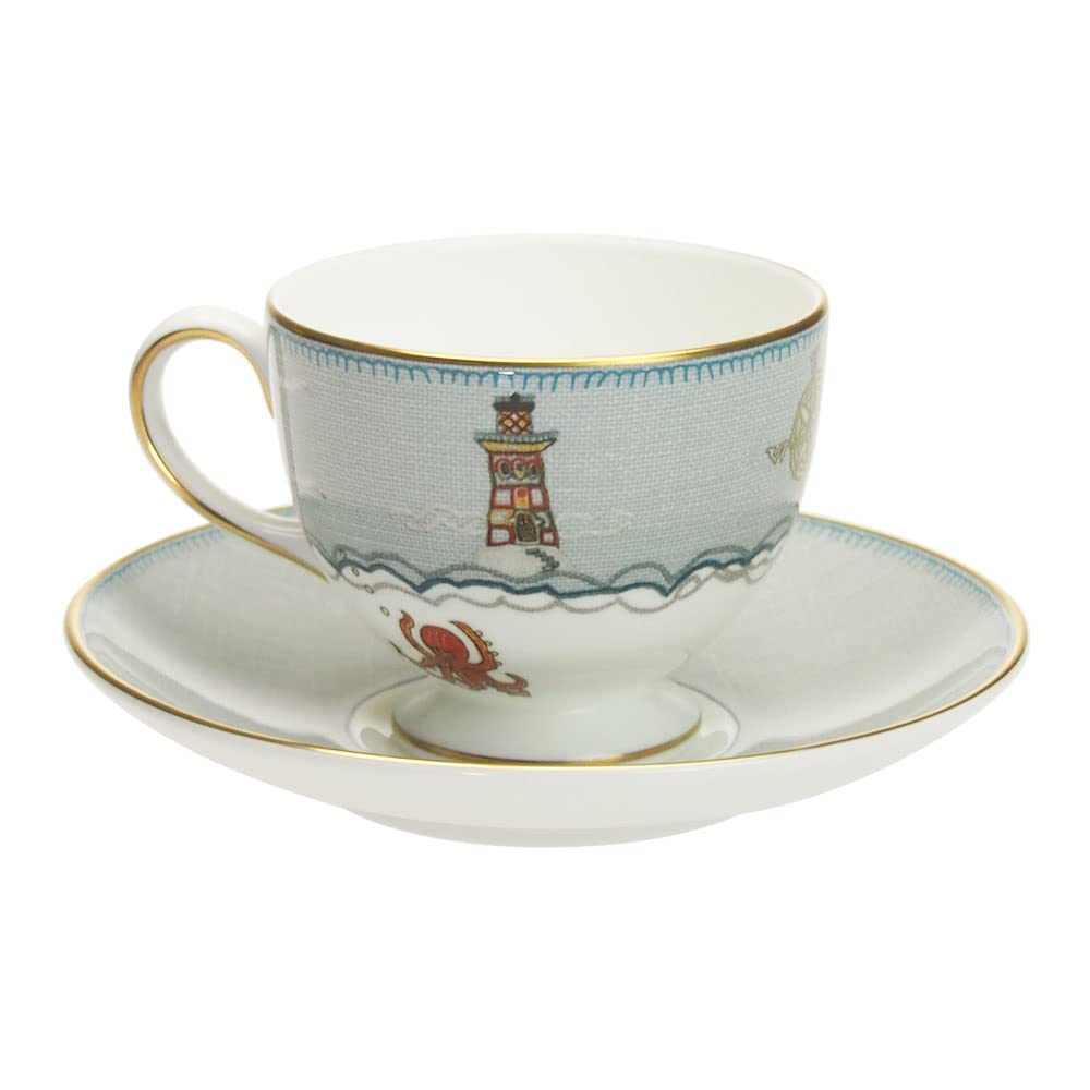 Wedgwood Sailor's Farewell Teacup and Saucer by Lee [Parallel Import]
